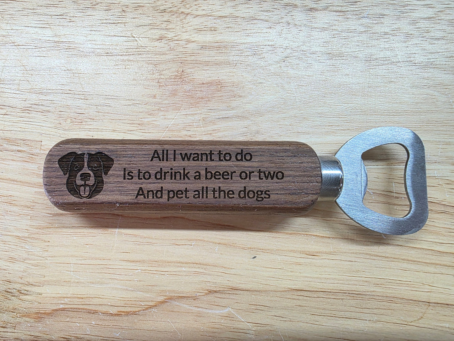 Walnut Bottle Opener