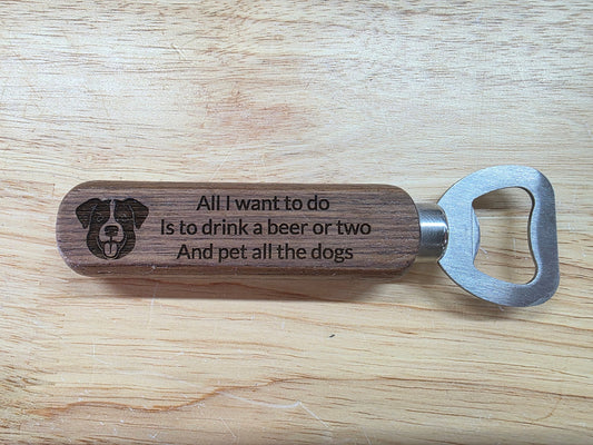 Walnut Bottle Opener