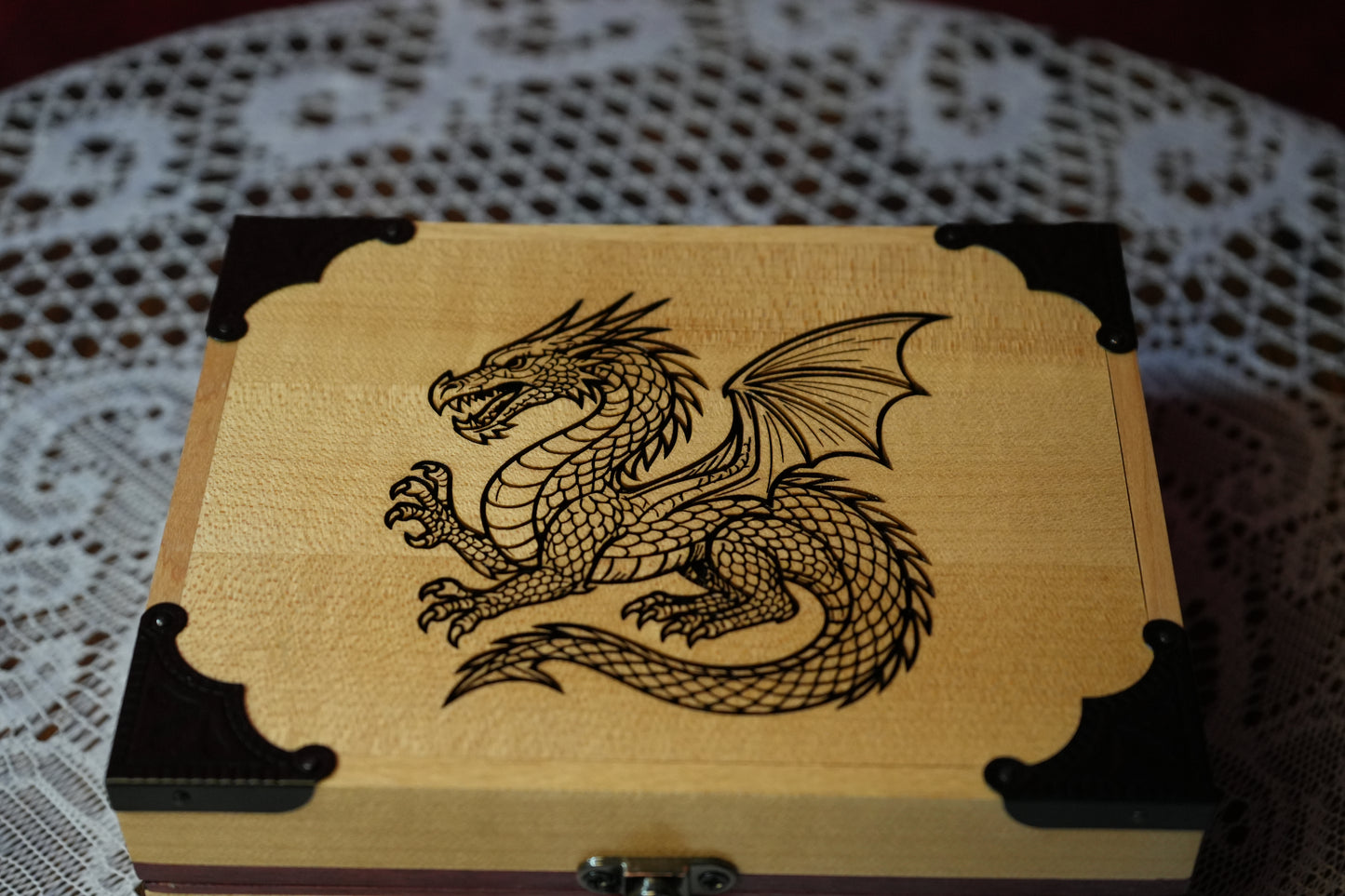 Dragon Engraved Shot Glasses, Set of 6 in Case