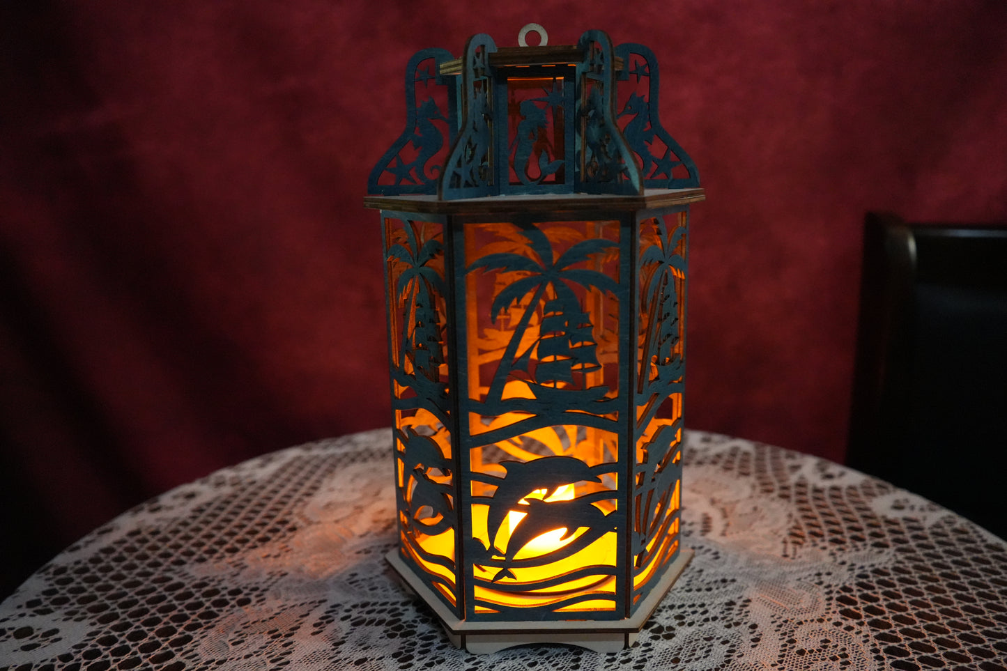 Home decor, tea light lantern