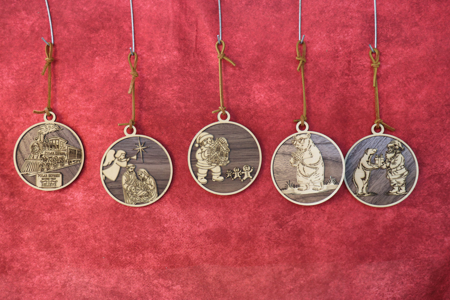 Christmas Ornaments, Set of 5