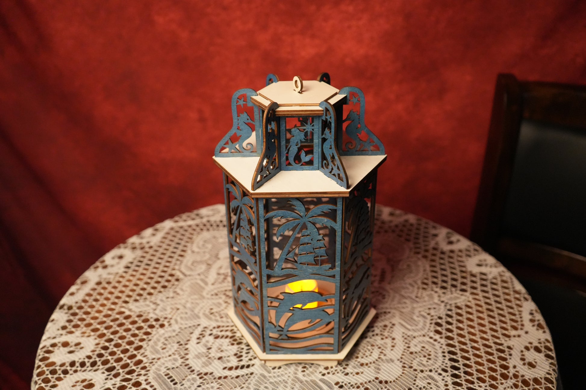 Home decor, tea light lantern