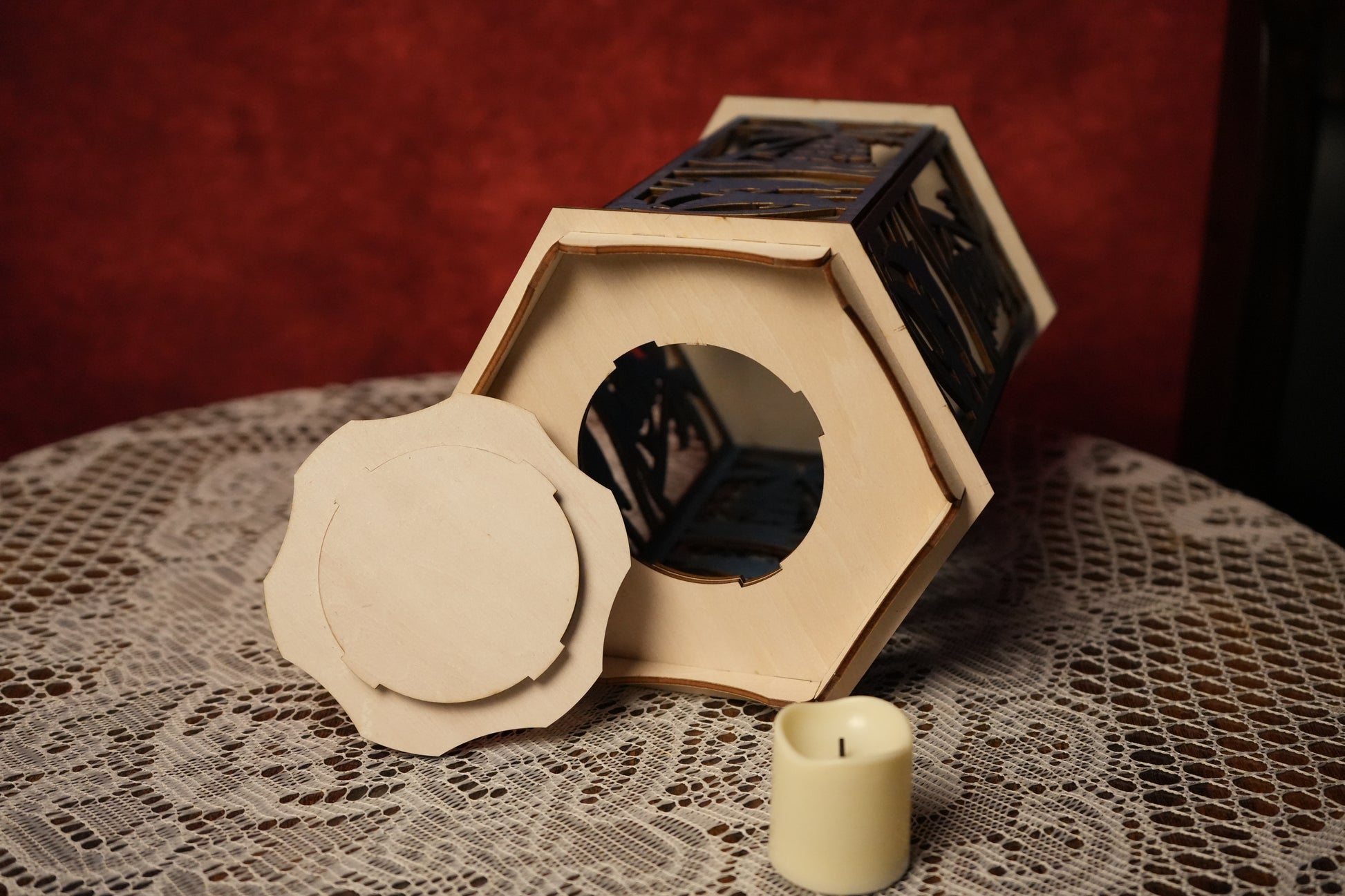 Home decor, tea light lantern
