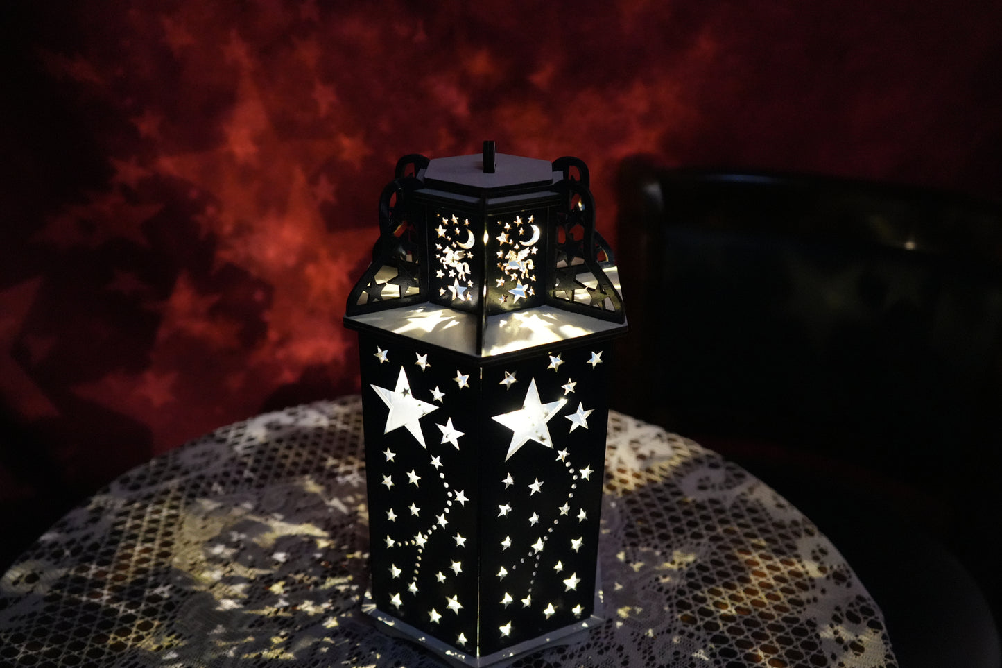 Stars Home Decor Lantern