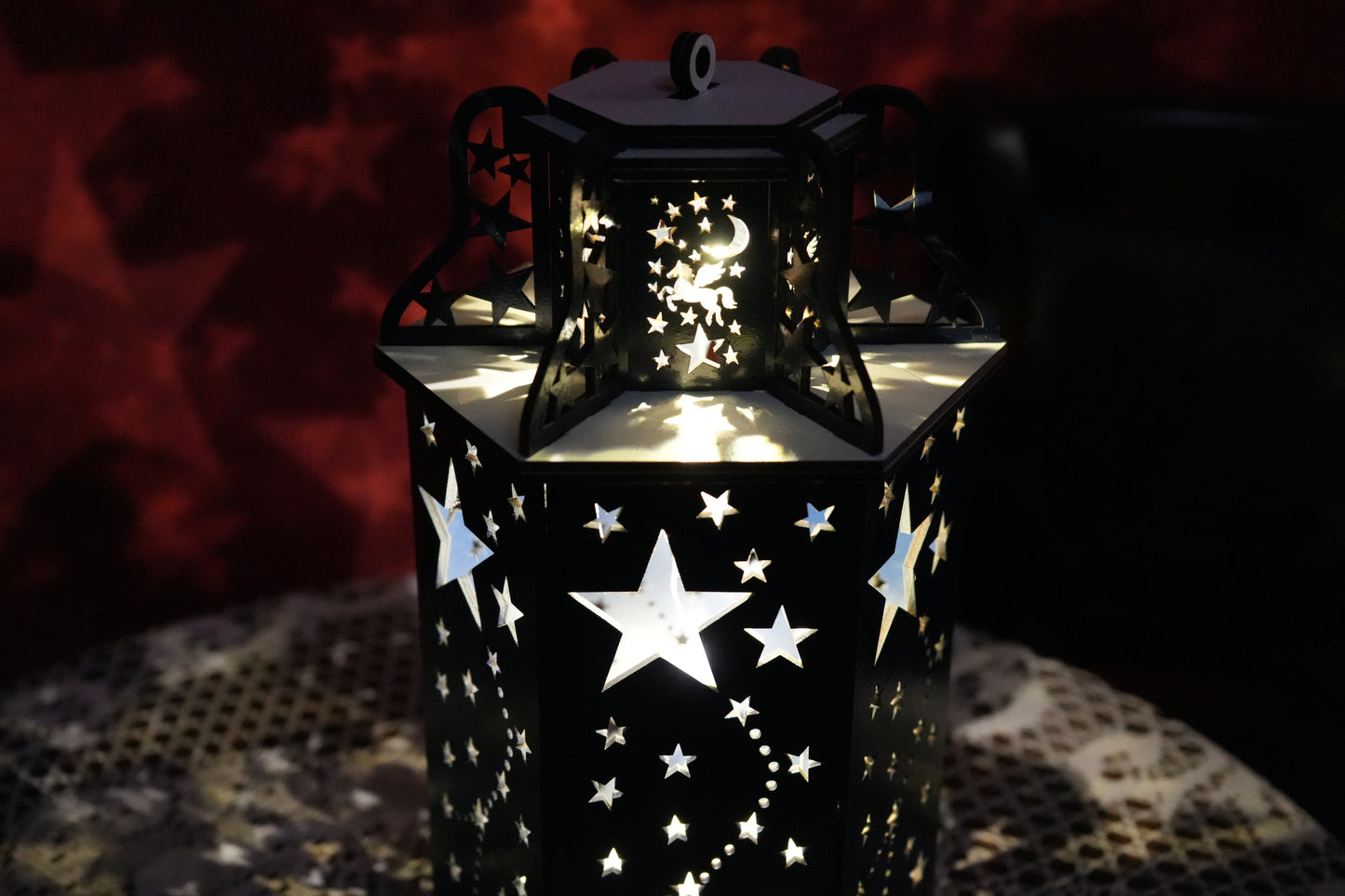 Stars Home Decor Lantern