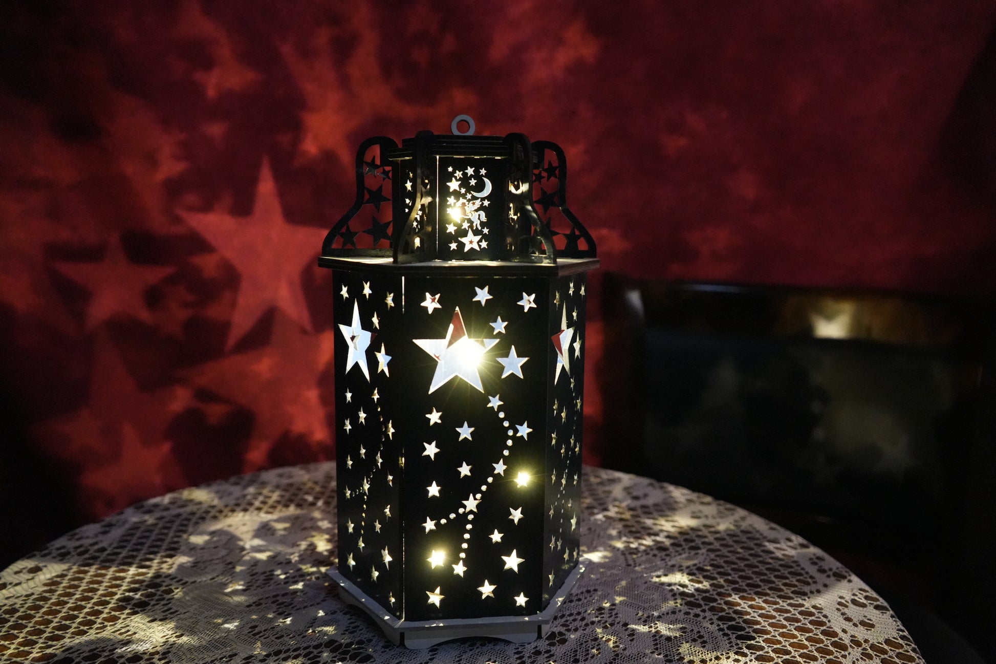 Stars Home Decor Lantern