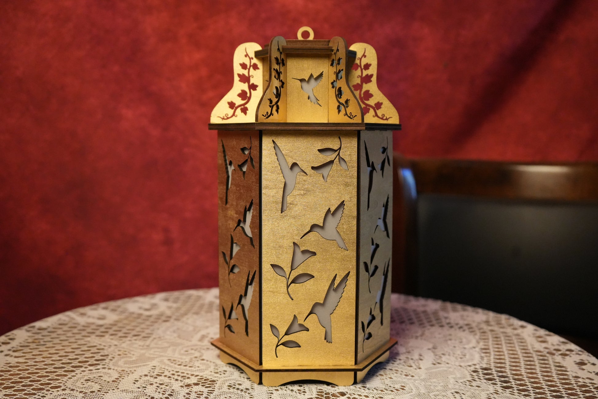 Large Hummingbird Lantern