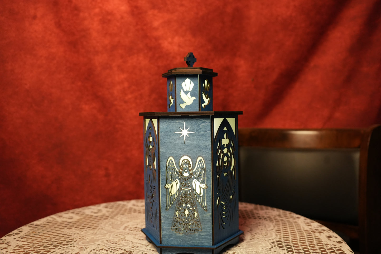 religious decor lantern Angel